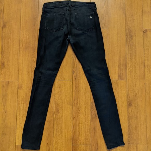 Indigo Blue Rag & Bone Skinny Jeans - Picture 2 of 5